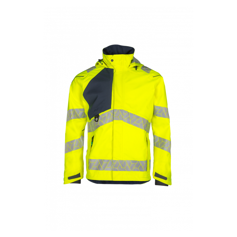 SYNQ® Projeqtor : Veste de Travail Imperméable Haute Visibilité, Légère et Résistante aux Intempéries