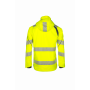 SYNQ® Projeqtor : Veste de Travail Imperméable Haute Visibilité, Légère et Résistante aux Intempéries