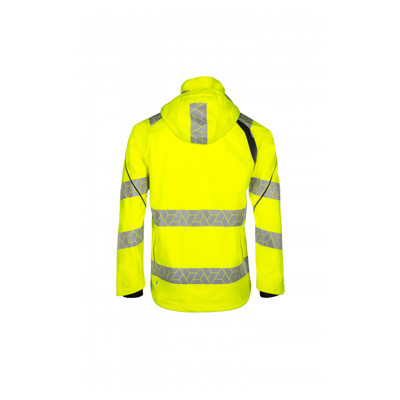 SYNQ® Projeqtor : Veste de Travail Imperméable Haute Visibilité, Légère et Résistante aux Intempéries