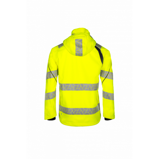 SYNQ® Projeqtor : Veste de Travail Imperméable Haute Visibilité, Légère et Résistante aux Intempéries