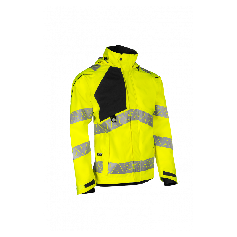 SYNQ® Projeqtor : Veste de Travail Imperméable Haute Visibilité, Légère et Résistante aux Intempéries