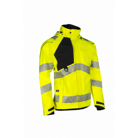 SYNQ® Projeqtor : Veste de Travail Imperméable Haute Visibilité, Légère et Résistante aux Intempéries