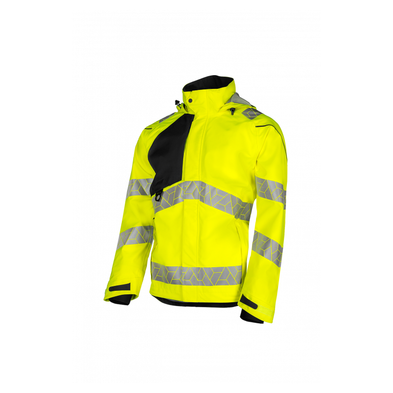 SYNQ® Projeqtor : Veste de Travail Imperméable Haute Visibilité, Légère et Résistante aux Intempéries