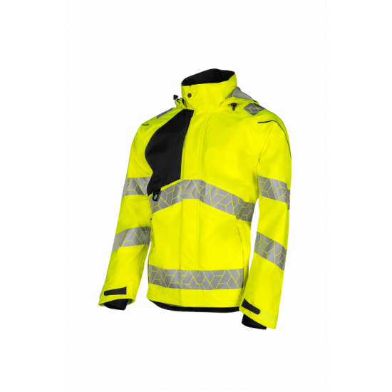 SYNQ® Projeqtor : Veste de Travail Imperméable Haute Visibilité, Légère et Résistante aux Intempéries