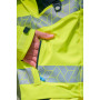 SYNQ® Projeqtor : Veste de Travail Imperméable Haute Visibilité, Légère et Résistante aux Intempéries