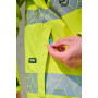 SYNQ® Projeqtor : Veste de Travail Imperméable Haute Visibilité, Légère et Résistante aux Intempéries
