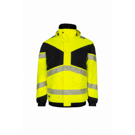 Pointout : Parka Hiver Haute Visibilité, Chaude, Imperméable et Confortable