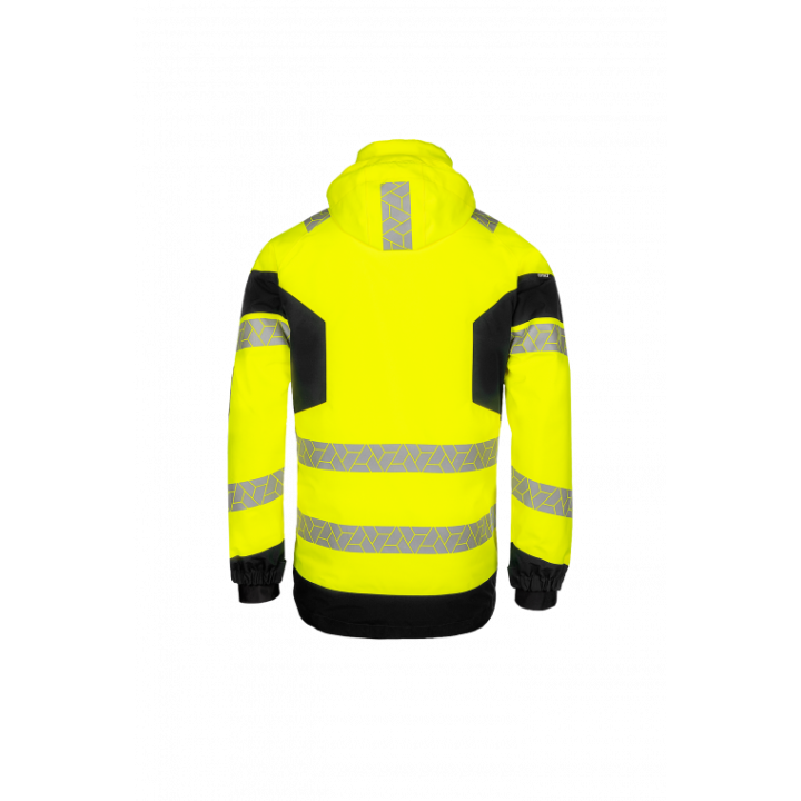 Parka hiver haute visibilité imperméable travail extérieur