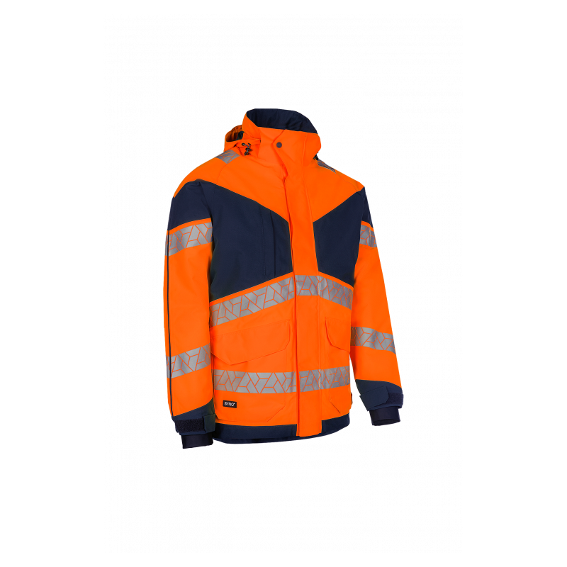 Pointout : Parka Hiver Haute Visibilité, Chaude, Imperméable et Confortable