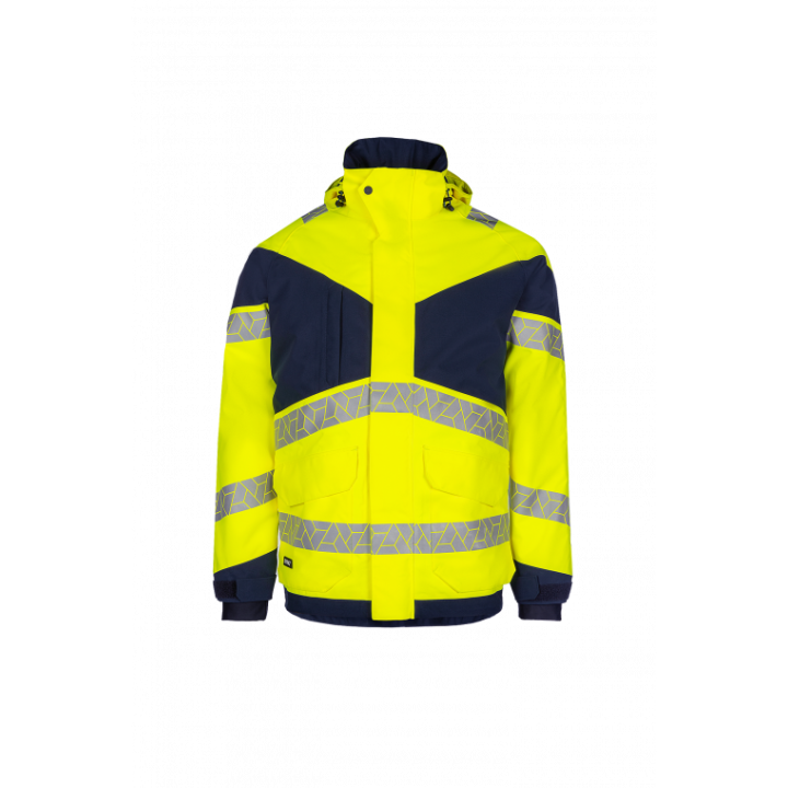 Parka hiver haute visibilité imperméable travail extérieur