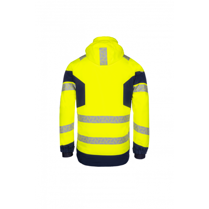 Parka hiver haute visibilité imperméable travail extérieur