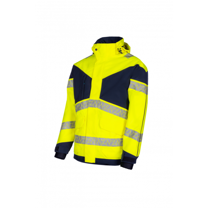 Parka hiver haute visibilité imperméable travail extérieur