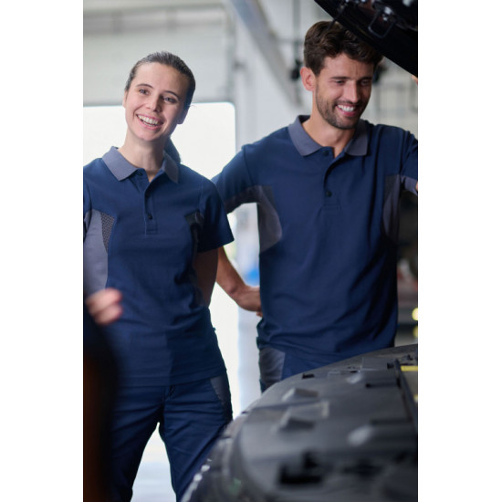 Polo de Travail Flexible en Coton & Polyester Recyclé – Confort, Résistance et Style Professionnel