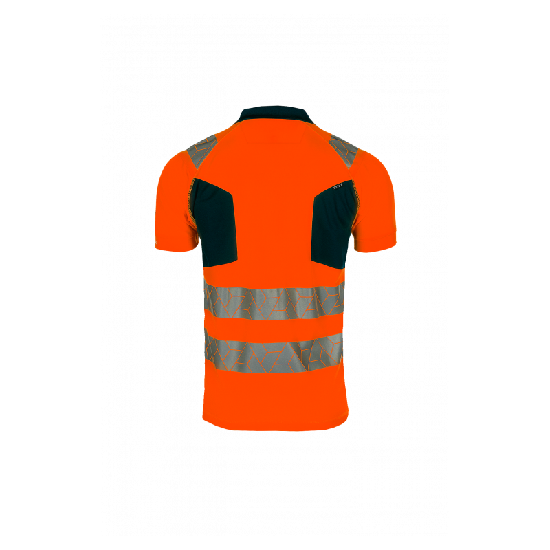 Polo Haute Visibilité Classe 2 – Léger, Recyclé & Certifié EN ISO 20471 pour Travailler en Toute Sécurité