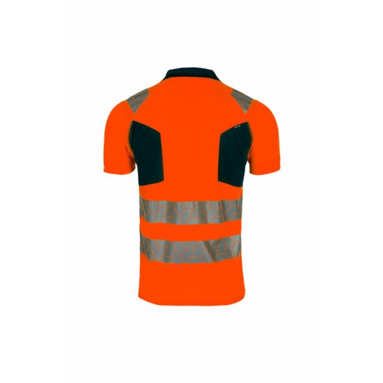 Polo Haute Visibilité Classe 2 – Léger, Recyclé & Certifié EN ISO 20471 pour Travailler en Toute Sécurité