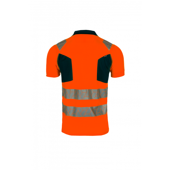 Polo haute visibilité classe 2 recyclé EN ISO 20471 Sioen