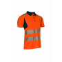 Polo Haute Visibilité Classe 2 – Léger, Recyclé & Certifié EN ISO 20471 pour Travailler en Toute Sécurité