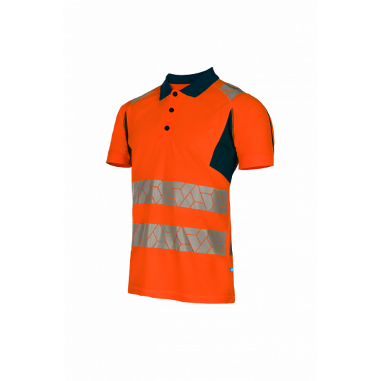 Polo Haute Visibilité Classe 2 – Léger, Recyclé & Certifié EN ISO 20471 pour Travailler en Toute Sécurité