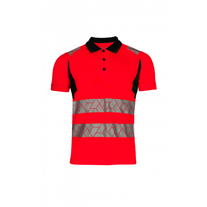 Polo haute visibilité classe 2 recyclé EN ISO 20471 Sioen