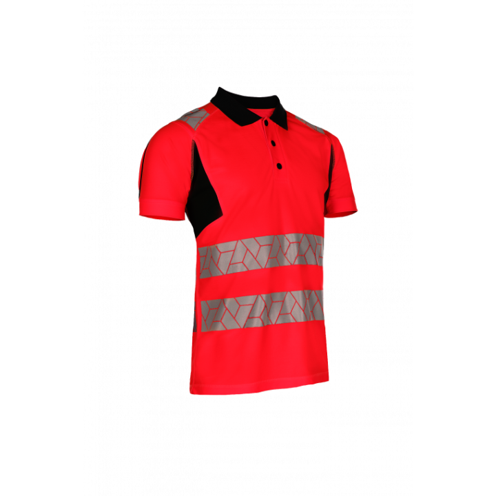 Polo haute visibilité classe 2 recyclé EN ISO 20471 Sioen