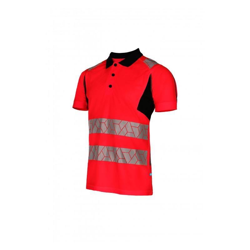 Polo Haute Visibilité Classe 2 – Léger, Recyclé & Certifié EN ISO 20471 pour Travailler en Toute Sécurité