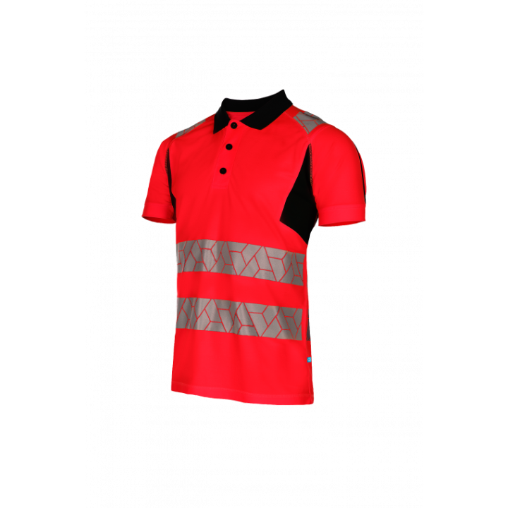 Polo haute visibilité classe 2 recyclé EN ISO 20471 Sioen
