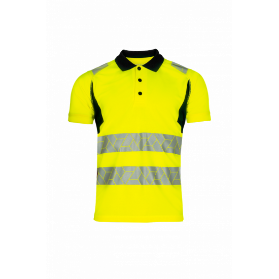 Polo Haute Visibilité Classe 2 – Léger, Recyclé & Certifié EN ISO 20471 pour Travailler en Toute Sécurité