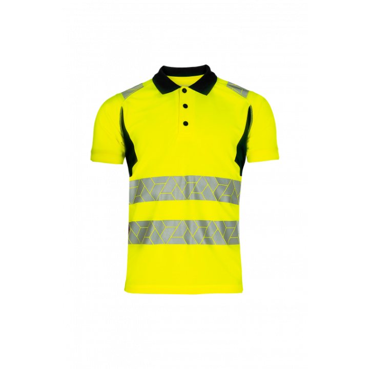 Polo haute visibilité classe 2 recyclé EN ISO 20471 Sioen