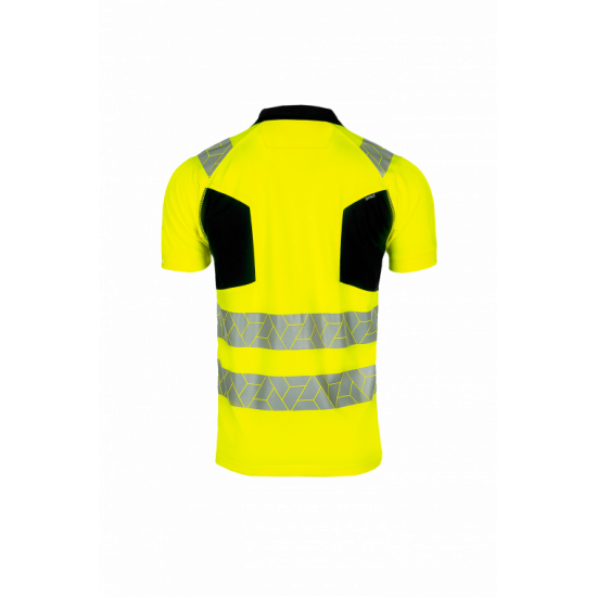Polo Haute Visibilité Classe 2 – Léger, Recyclé & Certifié EN ISO 20471 pour Travailler en Toute Sécurité
