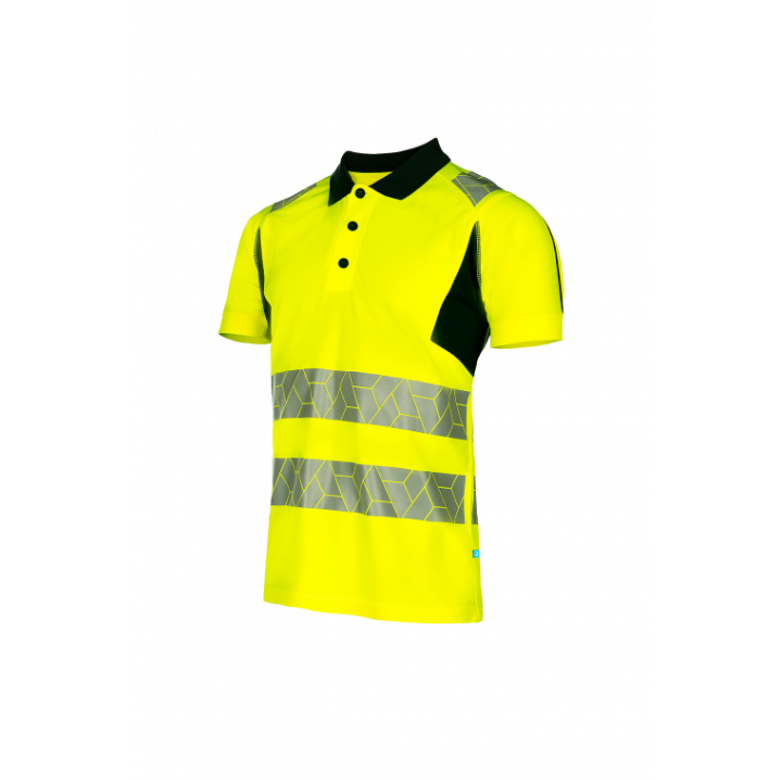 Polo haute visibilité classe 2 recyclé EN ISO 20471 Sioen