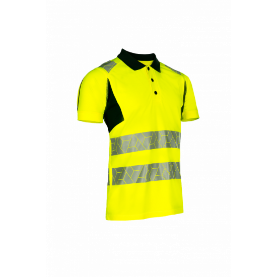 Polo Haute Visibilité Classe 2 – Léger, Recyclé & Certifié EN ISO 20471 pour Travailler en Toute Sécurité