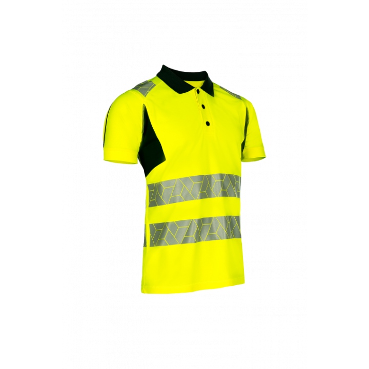 Polo haute visibilité classe 2 recyclé EN ISO 20471 Sioen
