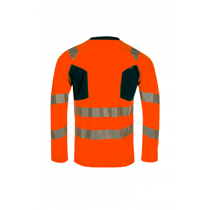 T-shirt haute visibilité manches longues SYNQ Littup SPF50+