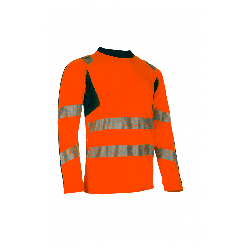 T-shirt de sécurité manches longues SYNQ® Littup – Confort, visibilité et protection solaire