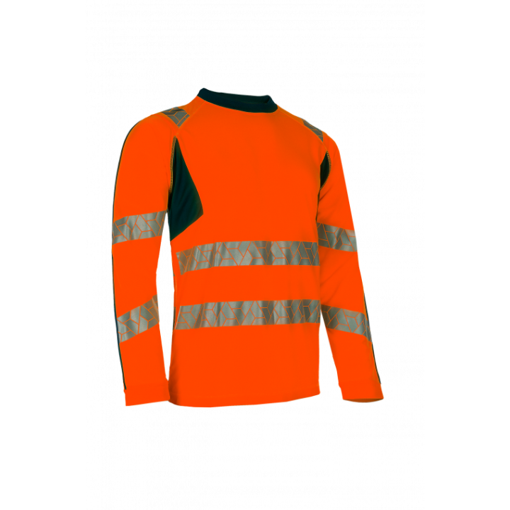 T-shirt haute visibilité manches longues SYNQ Littup SPF50+