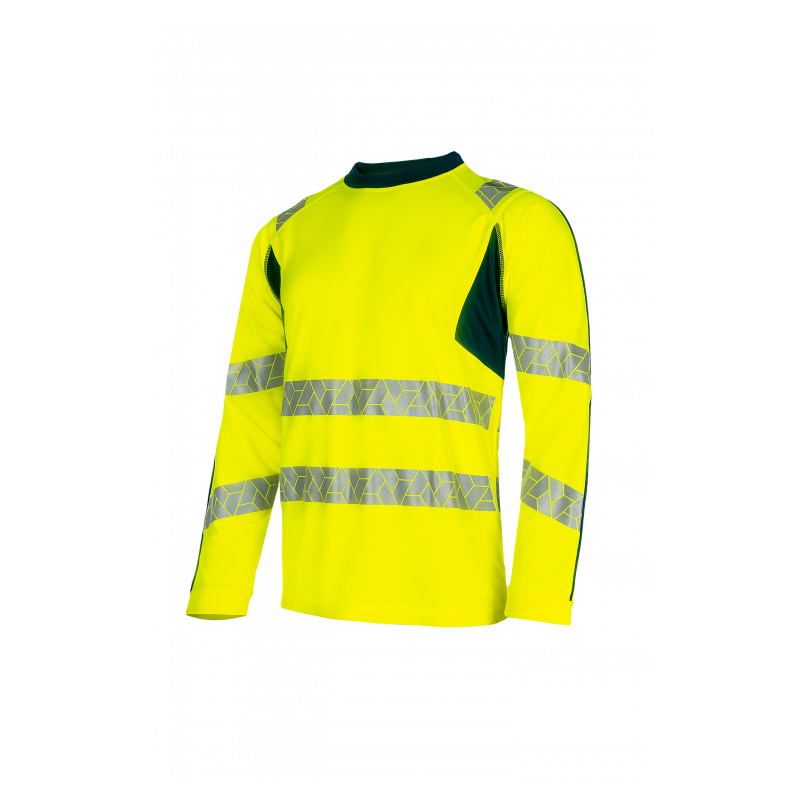 T-shirt de sécurité manches longues SYNQ® Littup – Confort, visibilité et protection solaire