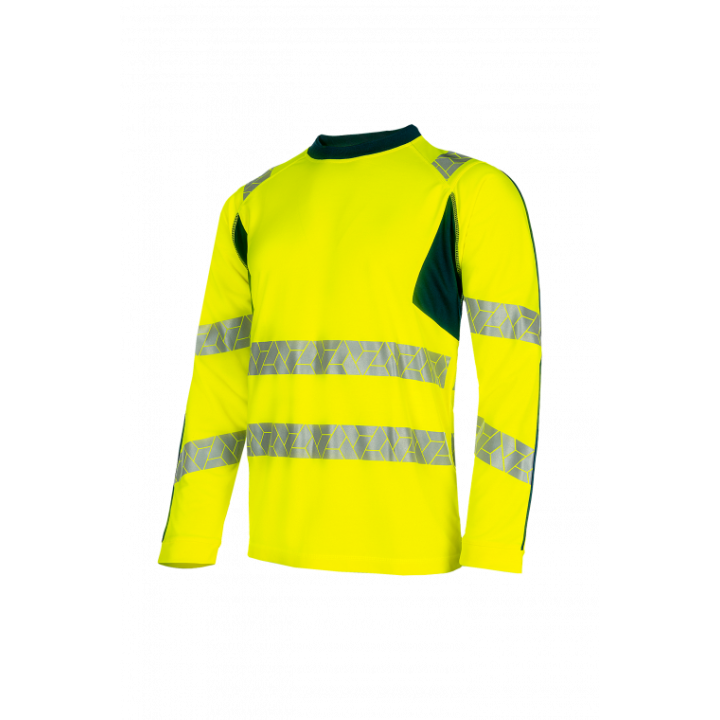 T-shirt haute visibilité manches longues SYNQ Littup SPF50+