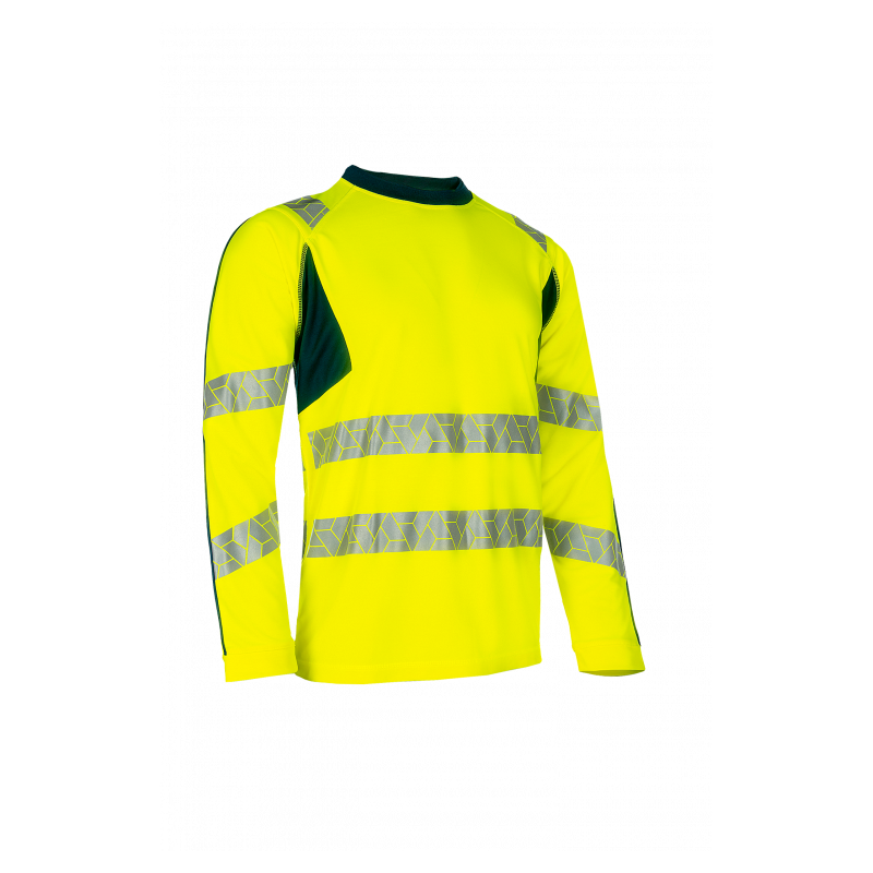 T-shirt de sécurité manches longues SYNQ® Littup – Confort, visibilité et protection solaire