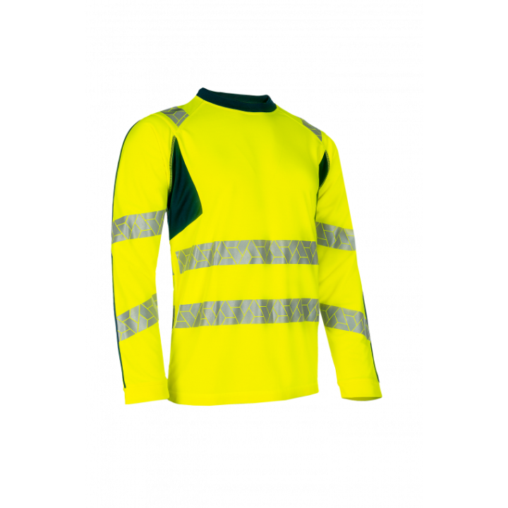 T-shirt haute visibilité manches longues SYNQ Littup SPF50+