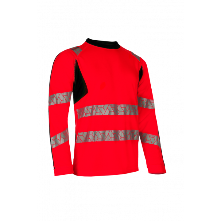 T-shirt haute visibilité manches longues SYNQ Littup SPF50+