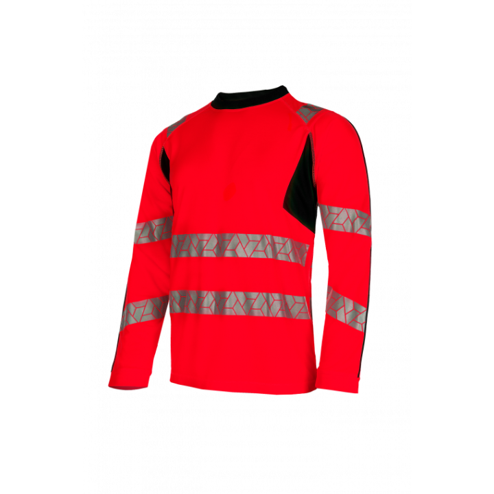 T-shirt haute visibilité manches longues SYNQ Littup SPF50+