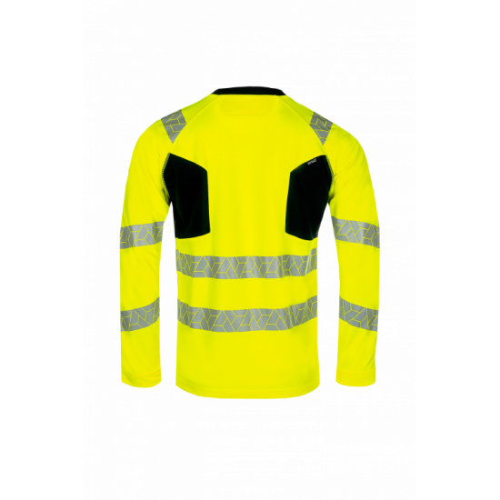 T-shirt de sécurité manches longues SYNQ® Littup – Confort, visibilité et protection solaire