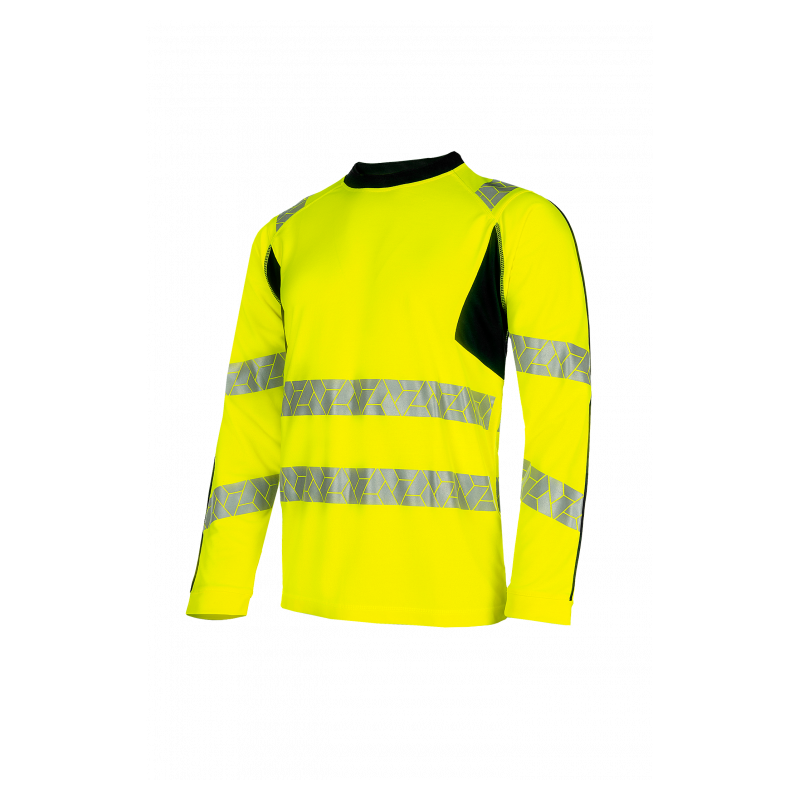 T-shirt de sécurité manches longues SYNQ® Littup – Confort, visibilité et protection solaire