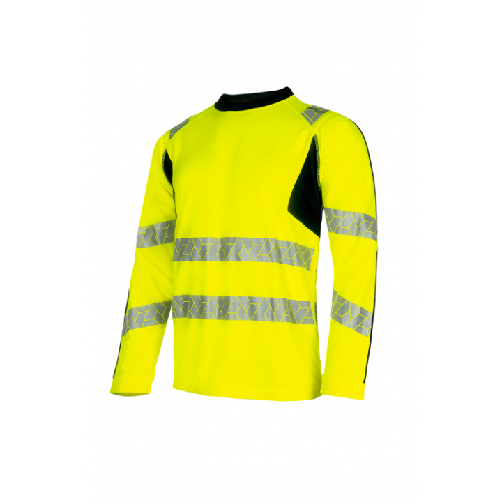 T-shirt haute visibilité manches longues SYNQ Littup SPF50+