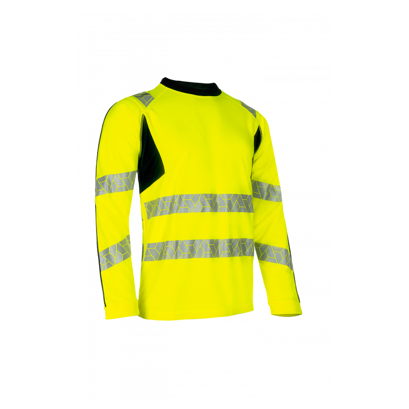 T-shirt de sécurité manches longues SYNQ® Littup – Confort, visibilité et protection solaire