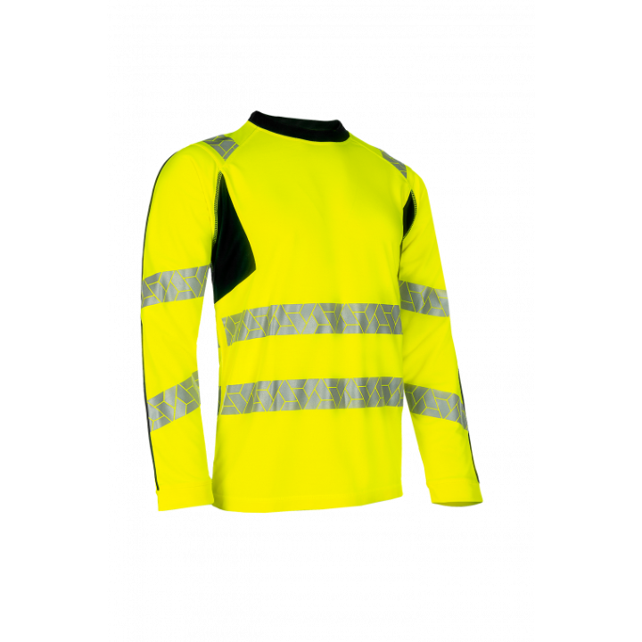 T-shirt haute visibilité manches longues SYNQ Littup SPF50+