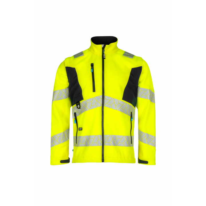 Veste softshell haute visibilité modulable SYNQ Ledstart