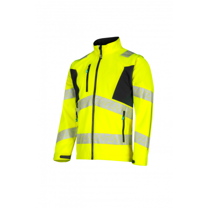 Veste softshell haute visibilité modulable SYNQ Ledstart