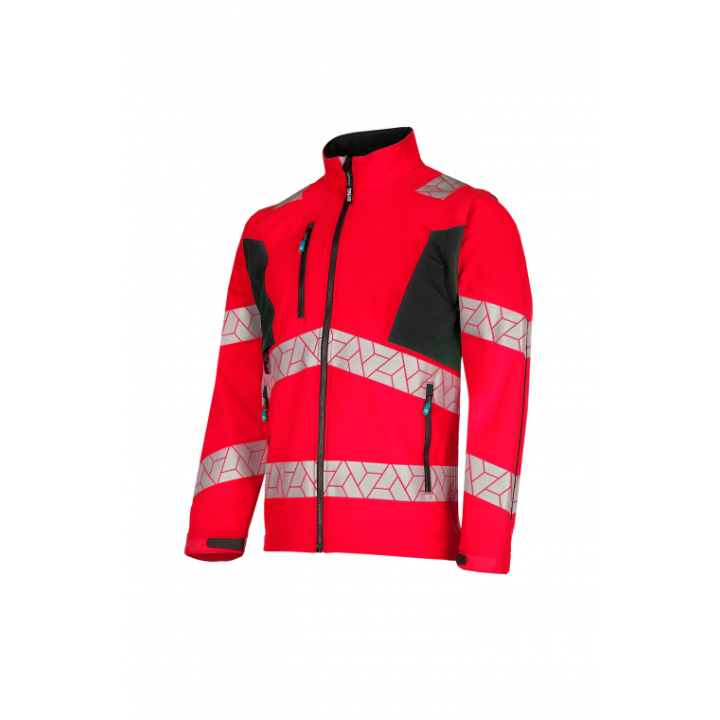 Veste softshell haute visibilité modulable SYNQ Ledstart