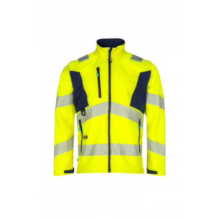 Veste softshell haute visibilité modulable SYNQ Ledstart